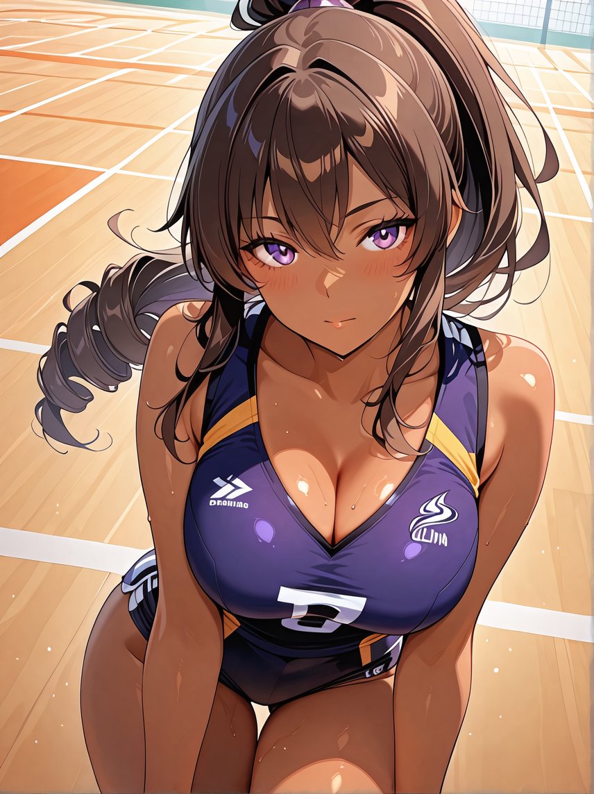 Purple Top, Beach Sand